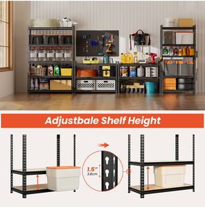 Dynaload 48 x24 אינץ 'מדפים פלדה יחידה ואחסון מדפים תעשייתיים עם הרכבה קלה ועמידה ללא תשלום - Product Image 3