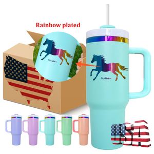 Vaso Térmico Delgado de 20oz con Recubrimiento de Polvo Macaron de Color Mate y Acabado Arcoíris, con Cable para Música - Product Image 4
