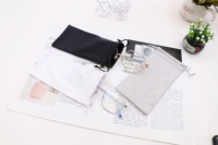Sac de rangement pour lunettes en microfibre portable avec cordon de serrage, 9x18cm, personnalisable avec logo, vente en gros usine