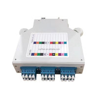 Caja de Distribución de Fibra Óptica de Aluminio Surfiber de 12 Puertos, Montaje en Riel DIN-A1, Caja Terminal de Empalme SC/LC/ST/FC para FTTH