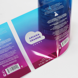 Tùy chỉnh trong suốt Bopp nhãn & vinyl dán bao bì nhãn cho chai mỹ phẩm & nước hoa nhãn - Product Image 5