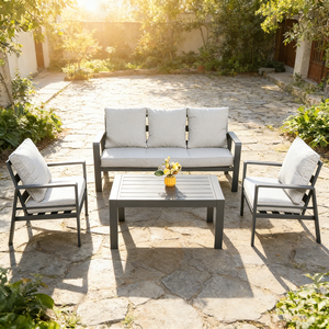 Ensemble de canapés de <span class=keywords><strong>jardin</strong></span> en bois pour l'extérieur, meubles de balcon, meubles de patio, canapé d'extérieur, canapé de <span class=keywords><strong>jardin</strong></span> - Product Image 1