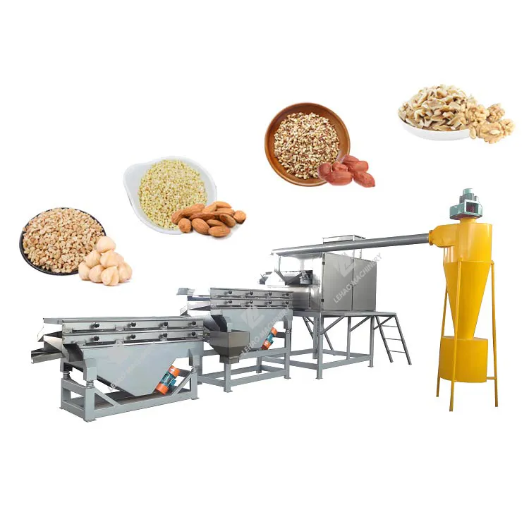 Machine à refendre polyvalente arachide noisette noix ligne de production de coupe de noix de cajou machine à couper les châtaignes