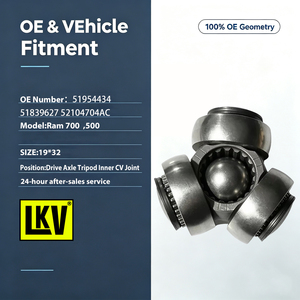 Junta Homocinética Interna de Alta Calidad para Eje de Transmisión 19*32 para Ram 700, <span class=keywords><strong>Fiat</strong></span> <span class=keywords><strong>500</strong></span> 2012-2017 OEM 51954434, 51839627, 52104704AC - Product Image 2