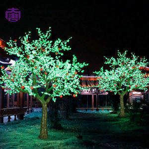 Bright Led Fruit <b>Tree</b> <b>Light</b> Realistic Outdoor Scenic Ornament with Fresh Fruits for Path and Villa Decorations for Sale - Product Image 5