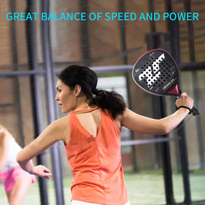 Raquette <span class=keywords><strong>de</strong></span> padel en fibre <span class=keywords><strong>de</strong></span> carbone 24K prête à être expédiée, 40 mm avec finition sable 3D, <span class=keywords><strong>l</strong></span>éger, écologique, durable, 80 graphiques - Product Image 3