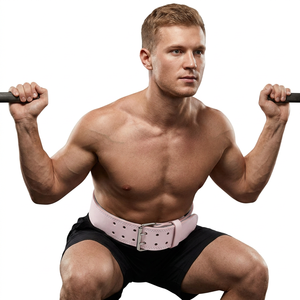 Ceinture en cuir de vachette personnalisée, ceinture de musculation robuste, couleurs personnalisées, impression de logo, antidérapante, sécurité pour la musculation - Product Image 1