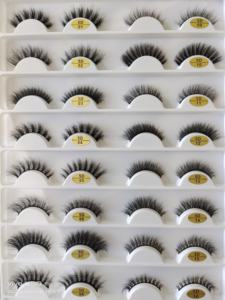 Pestañas de visón de imitación 3d hechas a mano, 10 pares, venta al por mayor - Product Image 5