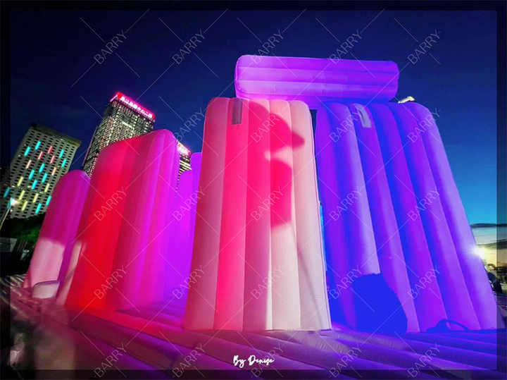 Outdoor Trade Show Advertising Inflatable Structures White Big ...