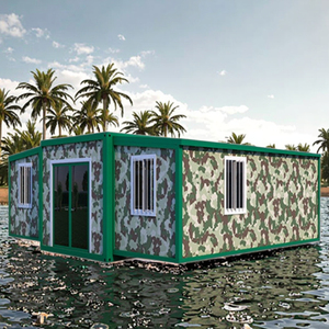 Casa Contenedor Prefabricada Transpirable de 20 pies, Plegable, Modular, Móvil, Expandible, con Cabina de Ducha, Glamping, Sala de Estar Pequeña - Product Image 5