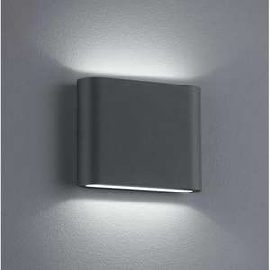 מודרני אלומיניום עמיד למים שטוח גן מרפסת חיצוני led קיר רכוב למעלה ולמטה מנורה - Product Image 1