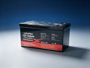 Batterie solaire au lithium Fuyue 24V 12V 100Ah 200Ah 300Ah 400Ah, batterie au lithium-fer LifePo4 à cycle profond - Product Image 1