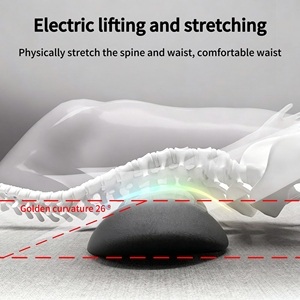 Coussin de <span class=keywords><strong>massage</strong></span> Shiatsu avec mousse à mémoire de forme pour le cou et la taille, masseur électrique cervical et dorsal alimenté par USB - Product Image 4