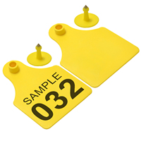 RFID Bétail Oreille Tags TPU Animaux Oreille Tags NFC Puce Identification ID Étiquette Tags pour Chèvres Mouton Porcs Vaches Bovins Porcs