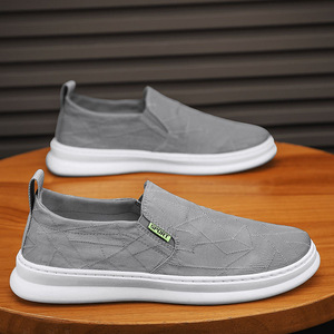 Sneakers Casual in tela <span class=keywords><strong>da</strong></span> <span class=keywords><strong>uomo</strong></span> Guangzhou per <span class=keywords><strong>ballerine</strong></span> Slip-On Slip-On sportive primavera estate e autunno - Product Image 4