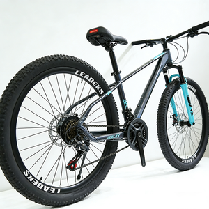 Bicicleta de Montaña para Hombre Adulto, de Acero, 24 Velocidades, con Frenos de Disco, Llantas Negras y Horquilla de Suspensión - Product Image 5