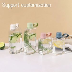 OEM/ODM Botella de Agua Plana de 320 ml, Portátil, Libre de BPA, con Anillo de Elevación, Diseño Novedoso, Regalos Empresariales del Fabricante - Product Image 2