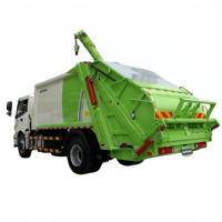 Camion à ordures compacteur diesel Foton 10-15 tonnes 4x2, véhicule de collecte des déchets municipaux