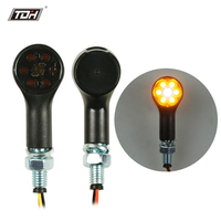 Nouveau design de clignotant de moto multifonctionnel avec feux de jour LED, indicateur E8 12V IP65 étanche M8