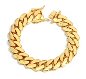 พังค์ & น่ารักทองคำขาวสร้อยข้อมือลูกปัดสีขาวทองสไตล์ฮิปฮอปที่ดีสำหรับเด็กสำหรับปาร์ตี้ของขวัญวันครบรอบ - Product Image 1