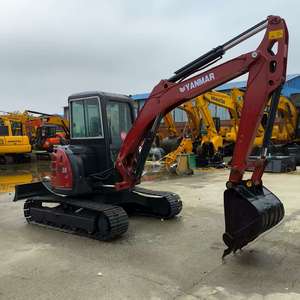 Mini-excavatrice Yanmar Vio55 d'occasion de 5 tonnes avec certification EPA, excavatrice d'occasion bien entretenue avec chenilles en caoutchouc en option, pièces supplémentaires Yanmar - Product Image 1