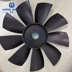 อะไหล่เครื่องยนต์รถขุดที่ใช้งานได้อย่างราบรื่น VOE 3827491 พัดลมสำหรับรถตักล้อยาง L110E L90H L110H L90E L120G - Product Image 4