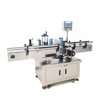 Machine d'applicateur d'étiquetage de boîte de sauce adhésive électrique de haute qualité pour étiquettes en verre et en métal de bouteille en plastique avec composants PLC
