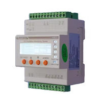 Dispositif de surveillance sur rail DIN Acrel AIM-D100-TH DC100-1000V, alarme de surtension et de sous-tension, moniteur d'isolement pour borne de recharge de véhicules électriques