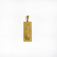 Olivia personnalisé 18k or Vintage argent pendentif en acier inoxydable mode à la mode Dollar charme pour la fabrication de bijoux