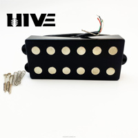 HIVE Hot-selling Practical Bass, Open Type PB Bass 6-string Double Coil Pickup for Electric Bass Guitar Accessories