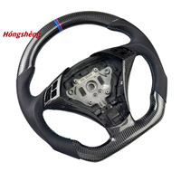 Volant en carbone véritable haut de gamme personnalisé pour BMW E60 E70 E71 E90 E46 Accessoire intérieur automobile