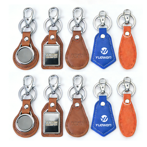 Portachiavi Creativo Retrò Personalizzato con Logo e Forme su Misura, Design in Pelle PU con Logo Personalizzato, Idea <span class=keywords><strong>Regalo</strong></span> - Product Image 3