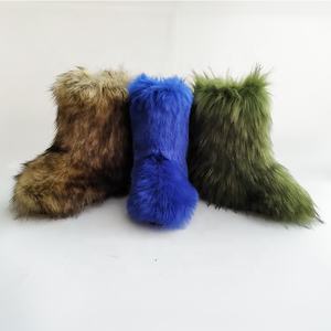 Nuovi Stivali in Pelliccia per Adulti e Bambini, Vendita all'Ingrosso, Caldi e Comodi per <span class=keywords><strong>Uomo</strong></span> e Donna, <span class=keywords><strong>Scarpe</strong></span> Invernali da Esterno in Taglie Grandi - Product Image 2