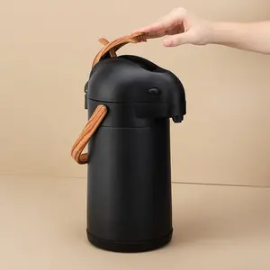 2500ml 3000ml Dispenser Vacuum Airpot Thermos Air Coffee Insulated Thermal Thermo Pump Termo De Agua Drink More Airpot Flask