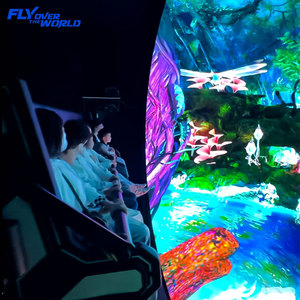 Simulatore di Volo 9D XD VR a 8 Posti con Teatro a Cupola Ottagonale 2025, Sedili Mobili e Proiettore per Attrezzature di Divertimento - Product Image 1