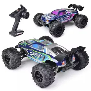 Mobil Rc Off Road 4X4 dengan Lampu Depan Led 1/16 Skala Batu Crawler 4Wd 2.4G 50Km Kecepatan Tinggi Drift Remote Control Truk Monster Mainan