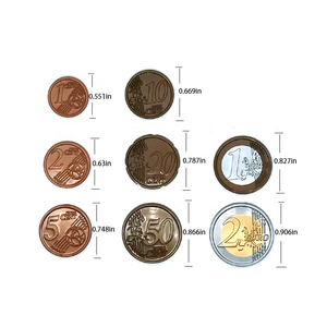 מפעל סיטונאי מחיר קידום אירו זול פלסטיק מלאכות עתיק מטבעות מטבעות קניות עגלת אסימונים - Product Image 6