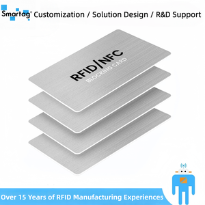 สมาร์ทแท็ก มินิแท็ก RFID NFC บล็อกกิ้งการ์ดสำหรับกระเป๋าสตางค์ ป้องกันการโจรกรรม ป้องกันการแฮ็ก กันน้ำ ป้องกันการสกิมมิ่งบัตรเครดิต - Product Image 1