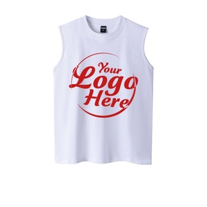 เสื้อกล้ามแขนกุดน้ำหนัก 260 กรัม ผ้าฝ้ายแท้สำหรับผู้ชาย สวมใส่สบายๆ ทรงหลวม เหมาะสำหรับเล่นกีฬาและออกกำลังกาย สายเดี่ยว ใส่ได้ในฤดูร้อน - Product Image 1