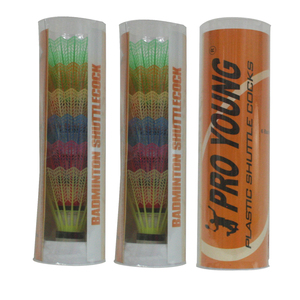 ลูกขนไก่พลาสติกหลากสี ลูกขนไก่ราคาถูกที่สุด ผลิตภัณฑ์แบดมินตันอื่นๆ เกมกลางแจ้ง ของเล่น - Product Image 6