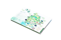 Brochure vidéo TFT personnalisée de 7 pouces avec contrôle de la lumière, carte d'invitation de mariage avec des motifs d'animaux féériques et d'anges, fabriquée en papier