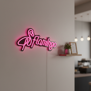 Letrero LED de Neón Personalizado para Decoración del Hogar, Bodas, Tiendas, Bares - Arte Mural con Mensaje/Nombre Personalizado con Alimentación de CC - Product Image 1
