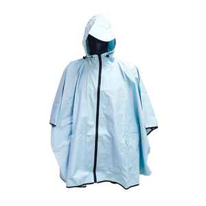Imperméable à capuche en polyester imperméable pour adultes Poncho de <span class=keywords><strong>pluie</strong></span> Reusa Vêtements d'extérieur avec poche Cape de <span class=keywords><strong>pluie</strong></span> réfléchissante - Product Image 5