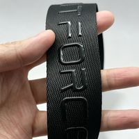 Ruban élastique jacquard personnalisé de qualité supérieure, ruban tissé avec logo pour vêtements, vêtements de sport, bandes de taille