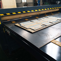 Machine à découper industrielle semi-automatique manuelle pour boîtes en papier plat, rainage et découpe de rouleaux, presse à découper