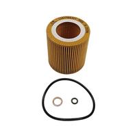 قطعة غيار محرك 11427953129، عنصر فلتر الزيت لسيارات BMW الفئة 1 و2 و3 و4 و5 و6 و7 وX1 وX3 وX4 وX5 وX6 وZ4 طرازات F20 وF30 وE91 وF01 وE83 وF25 وF15 وF16 وE89