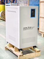 Régulateur de tension automatique triphasé à condensateurs AC 30KVA, stabilisateur SVC PC 220V 380V