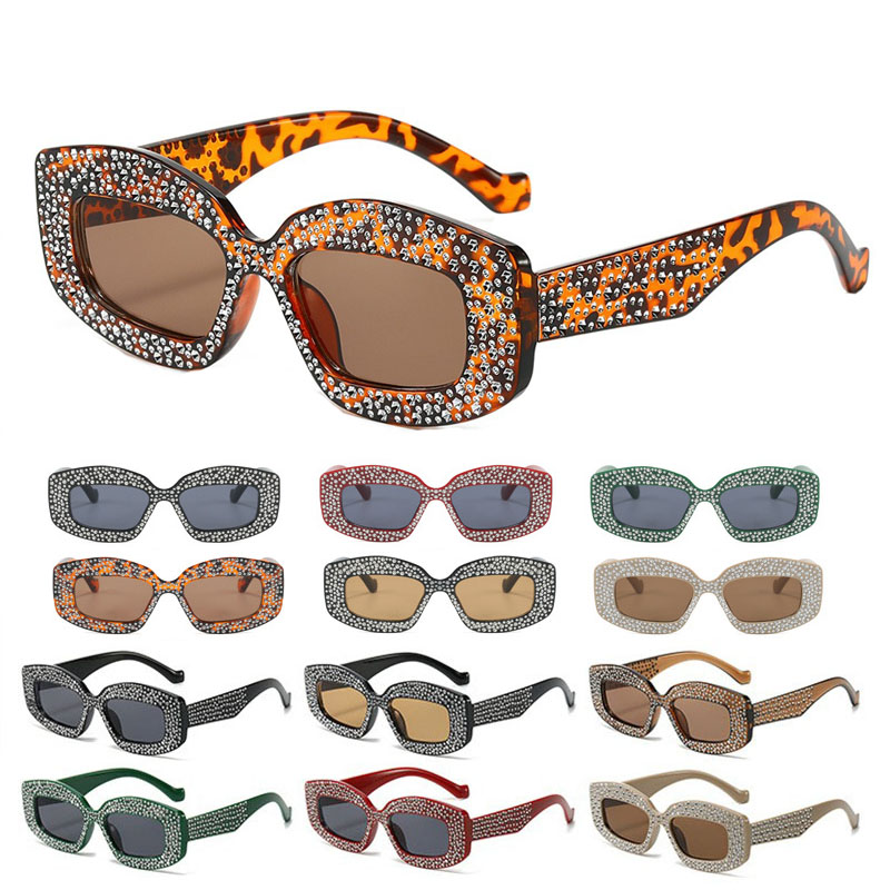 Pack De 2 Lunettes De Soleil Drôles Rectangulaires - Monture Noire, Accessoire De Fête Et Déguisement