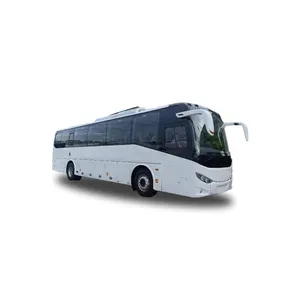 50 sièges 12 mètres de longueur Bus électrique pur de luxe 500 Km de kilométrage avec batterie CATL et toilettes Bus autocar LHD/RHD
