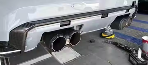 Difusor de fibra de carbono <span class=keywords><strong>G80</strong></span> de alta calidad, Marco superior, parachoques delantero, nuevos difusores rojos para <span class=keywords><strong>BMW</strong></span> <span class=keywords><strong>M3</strong></span> M4 G82 <span class=keywords><strong>G80</strong></span>, precios competitivos buenos - Product Image 5